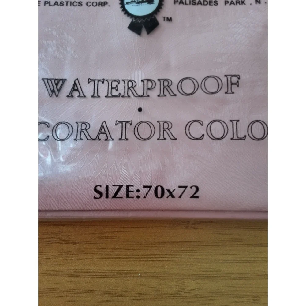Vintage 1993 Better Home Plastics‎ Corp. Vinyl Shower Curtain. 70