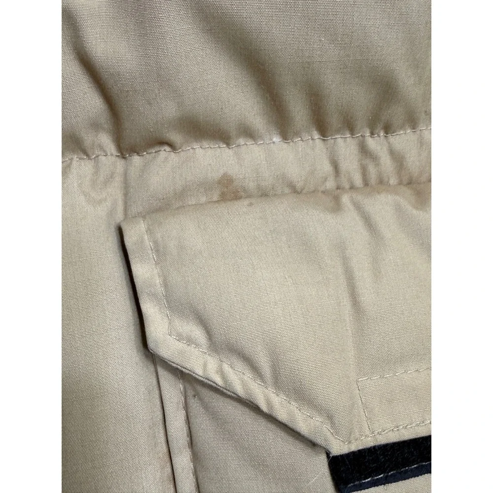 Vintage The North Face Brown Label Down Puffer‎ Jacket Tan Made in USA Medium