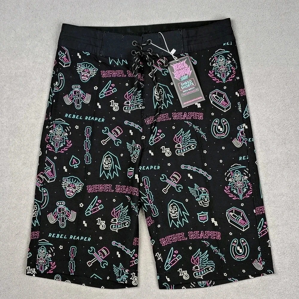 Rebel Reaper trunks black