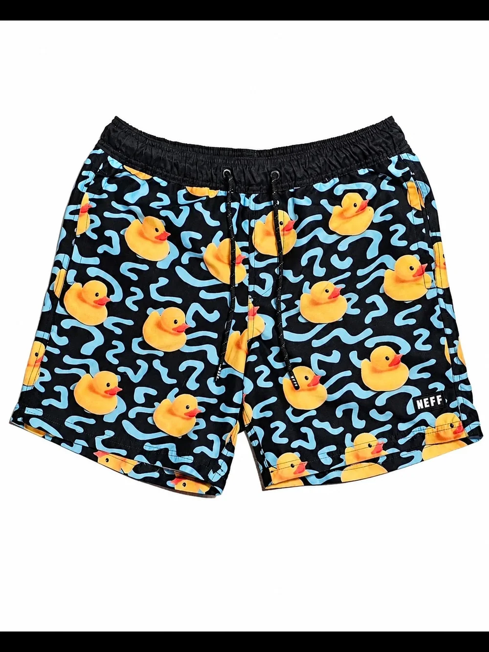 Neff Rubber Duck Print Swim Trunks - Small
