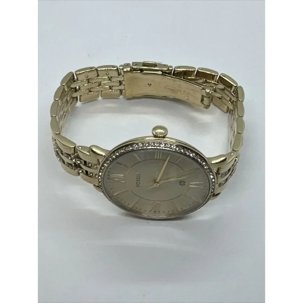 Fossil Jacqueline ES3547 Women's Gold Stainless Steel Analog Dial Watch JNA345