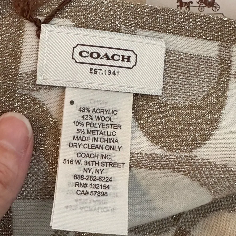 Coach new tags
