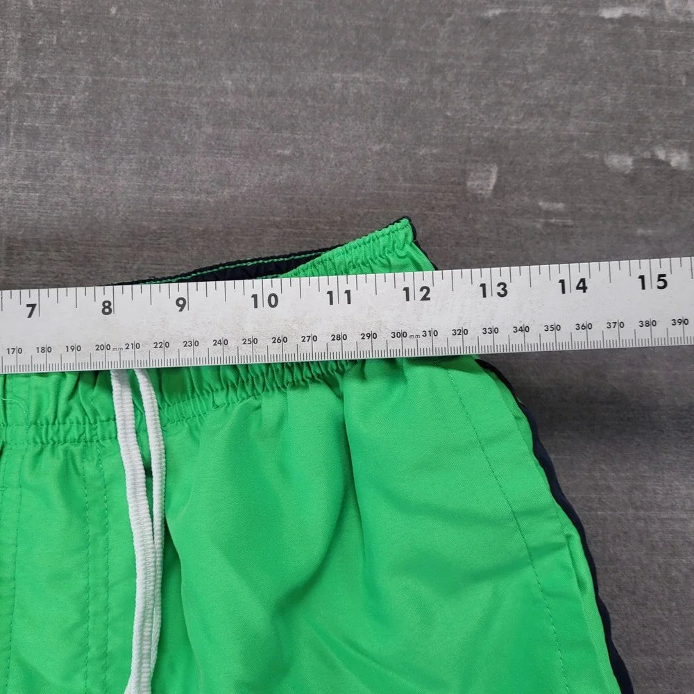 Nike Swim Board  Shorts Men's Size S Green‎ Navy Blue Athletic Quick Dry