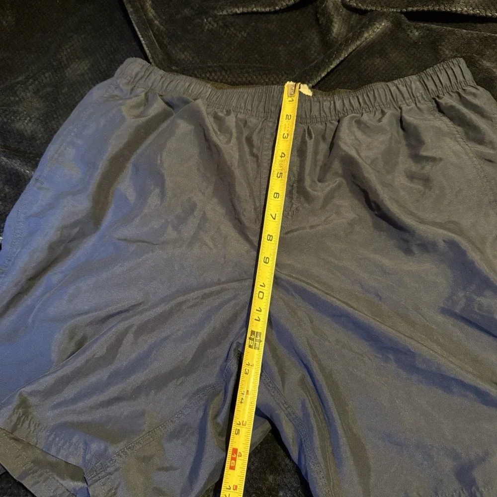 nike swim trunks mens Size‎ Measurements embroidered swoosh netted Blue