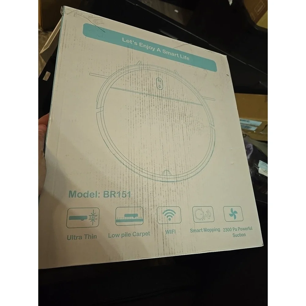 MAMNV BR151 Robot Vacuum and Mop Combo‎ with APP/Remote