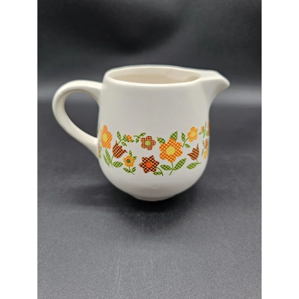 Mccoy Pottery USA Patchwork Pattern‎ Creamer #7020