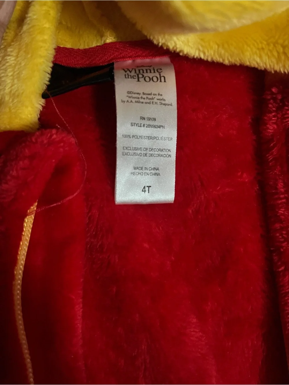 N/A plush hooded