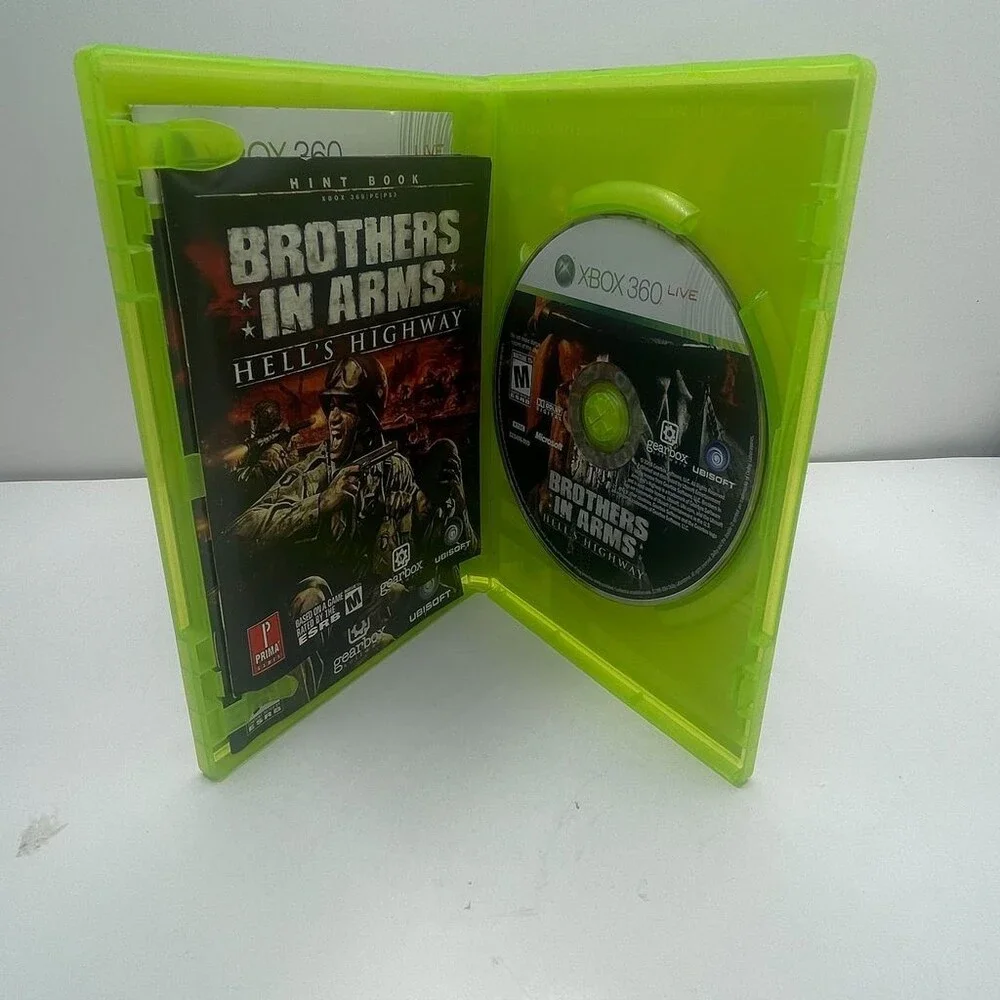 Brothers in Arms: Hell's Highway X360 (Xbox 360, 2008) Complete W/ Manual