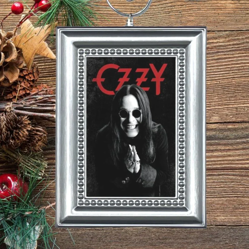 Black Sabbath Ozzy Osbourne Rock Band Music‎ Memorabilia Christmas Tree Ornament