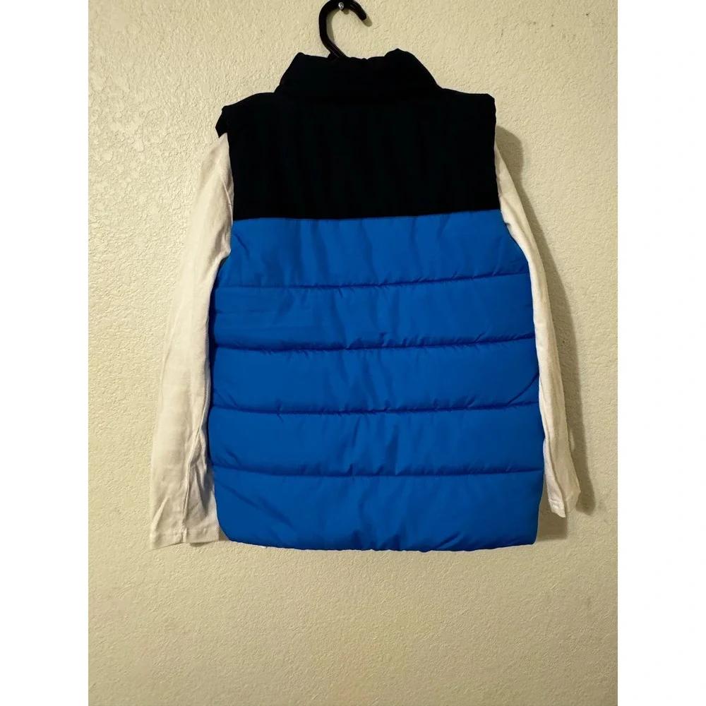 Puma Boy's Long Sleeve T-Shirt & Vest Set Size S‎ (7/8) Blue & White