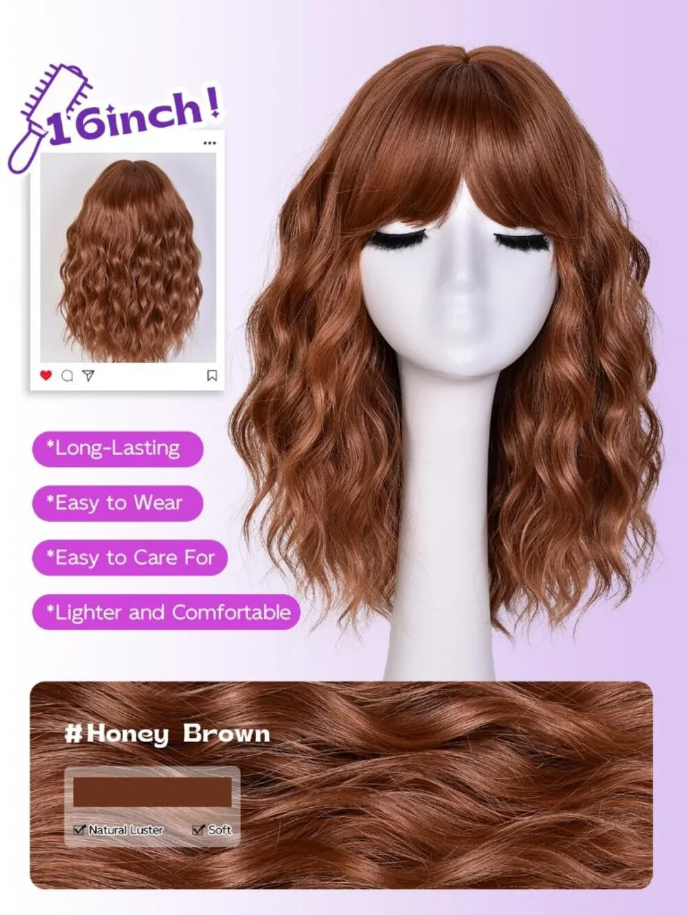 N/A short wavy