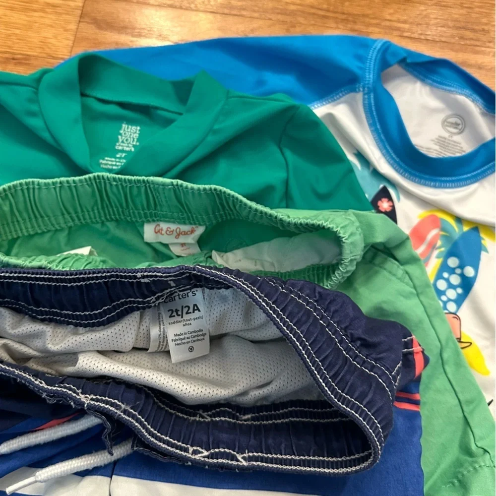 Cat & Jack Kids Matching Sets - Green, Blue, Orange