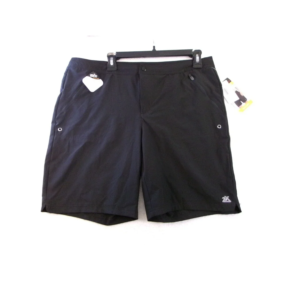 ZeroXposur Mens‎ Paddle Shorts Black Quick Dry UPF 50 Board Shorts Y98207 XL