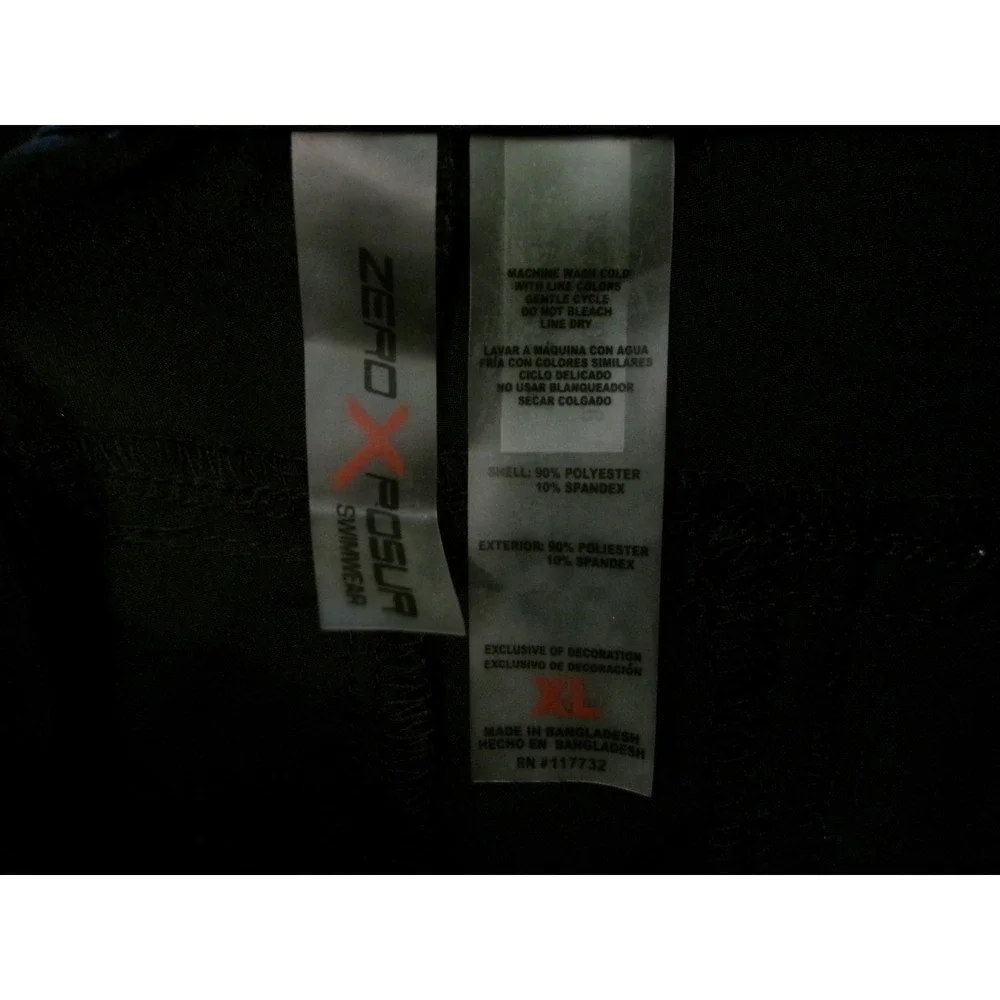 ZeroXposur Mens‎ Paddle Shorts Black Quick Dry UPF 50 Board Shorts Y98207 XL
