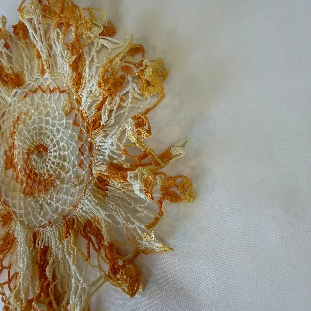 Handmade vintage crochet