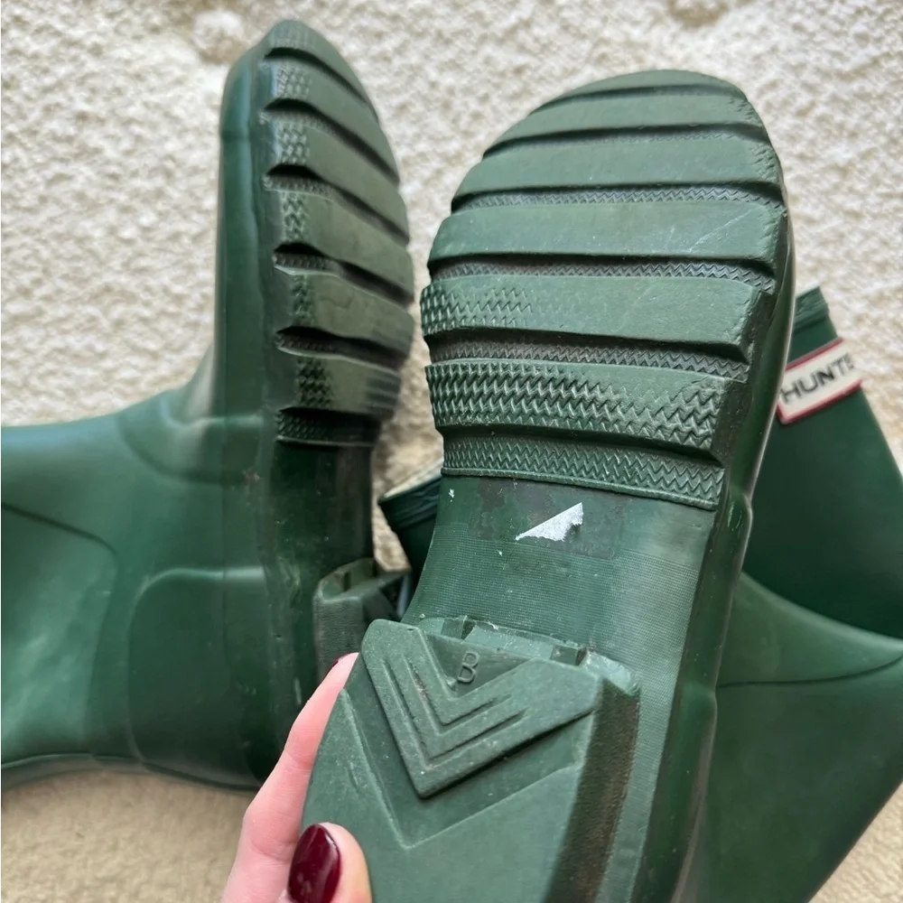 Hunter- Forest Green Matte Tall Rain Boots