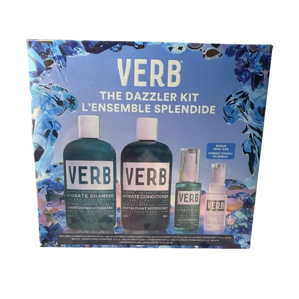 Verb includes blue