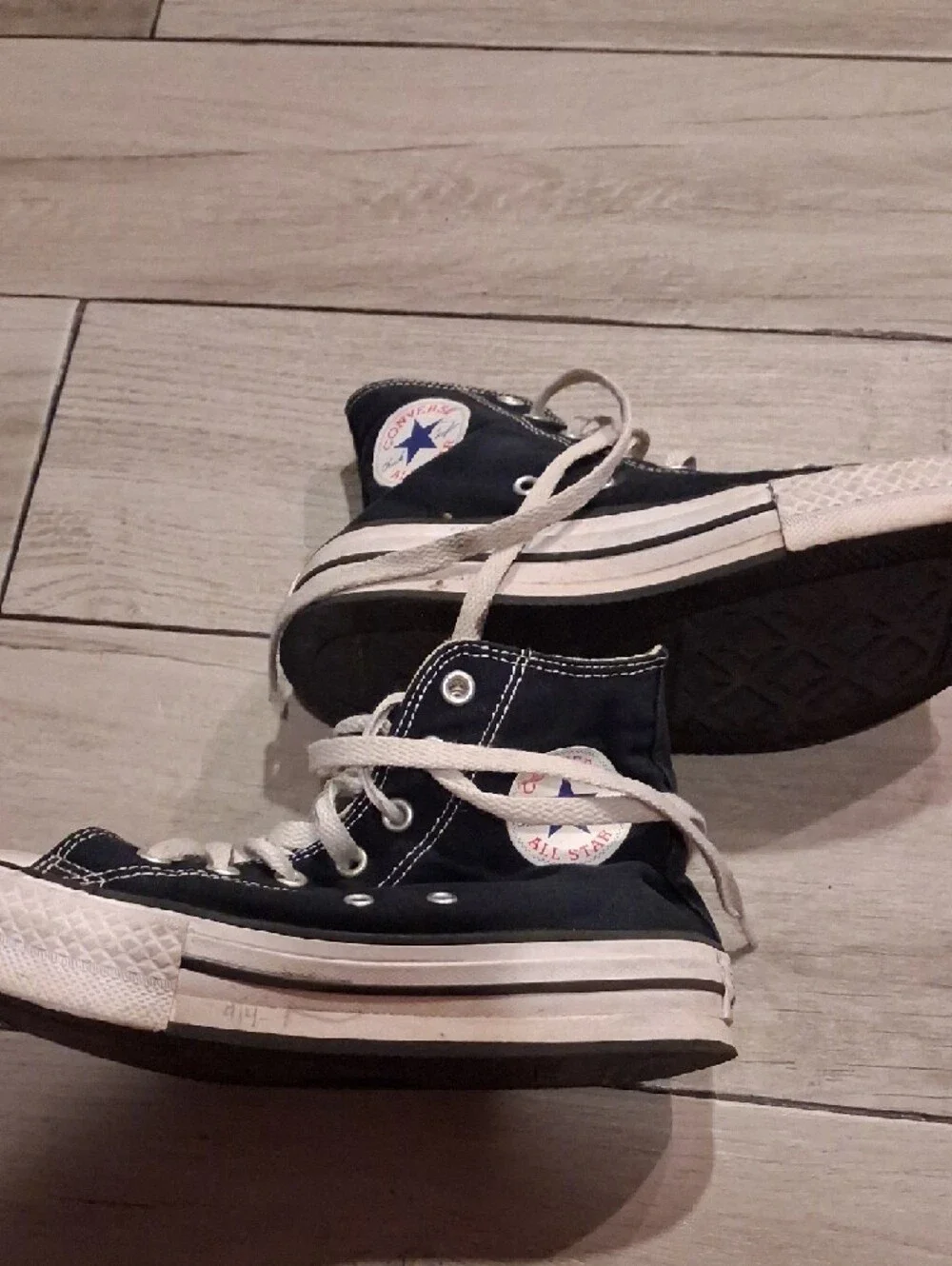 Converse black canvas