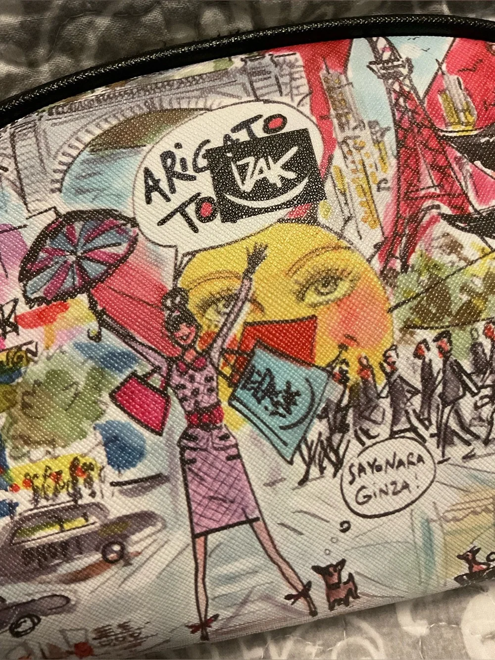 Izak Zenou I Love Japan / Arigato Tokyo Cosmetic Bag