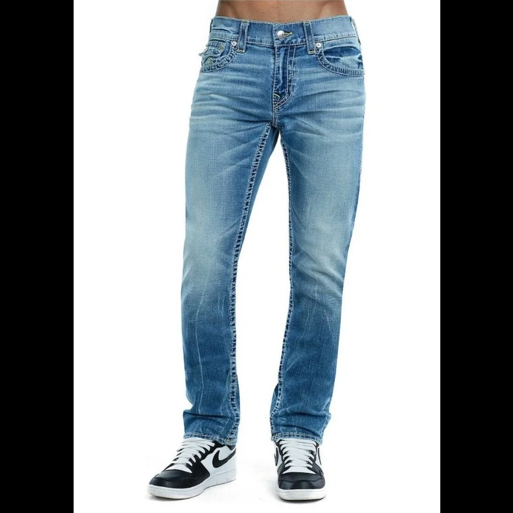 NEW True‎ Religion Skinny Flap Nat Big T Yellow Jeans [ SZ 29 ]