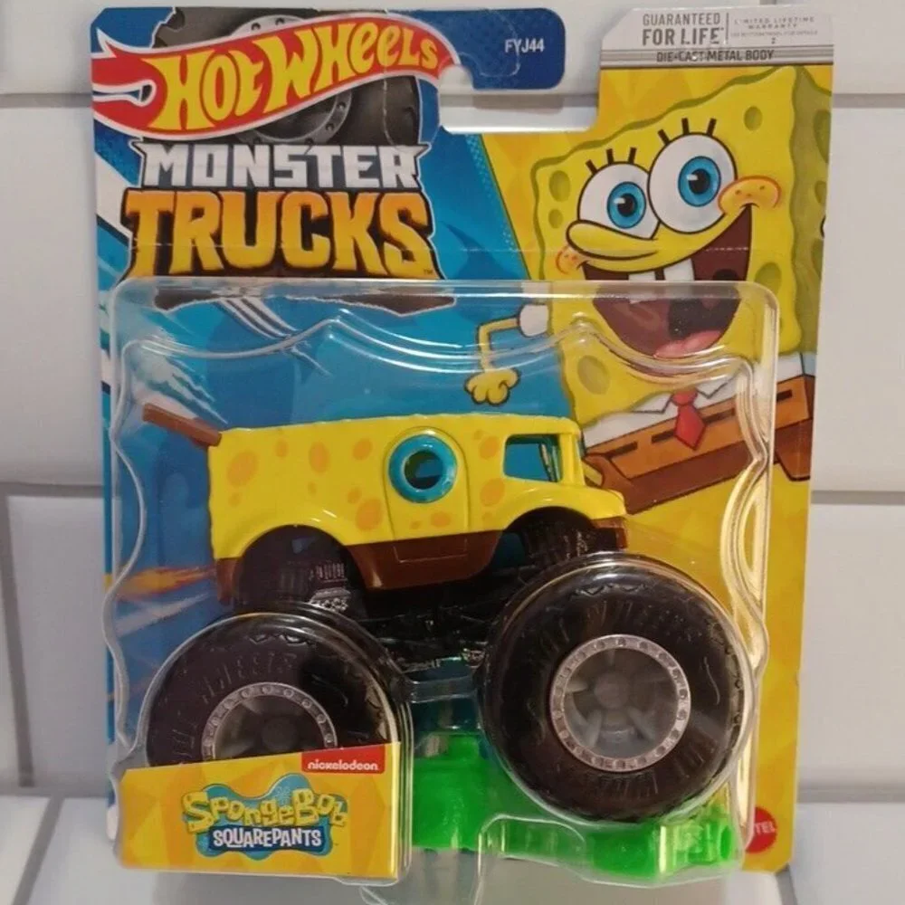 Hot Wheels Monster Trucks 2023 SpongeBob SquarePants 1:64 NEW