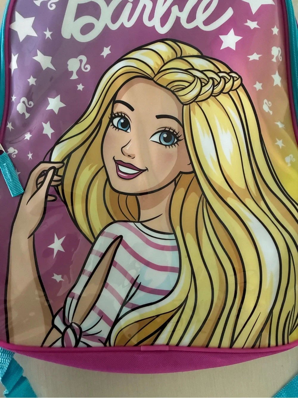 Barbie themed backpack