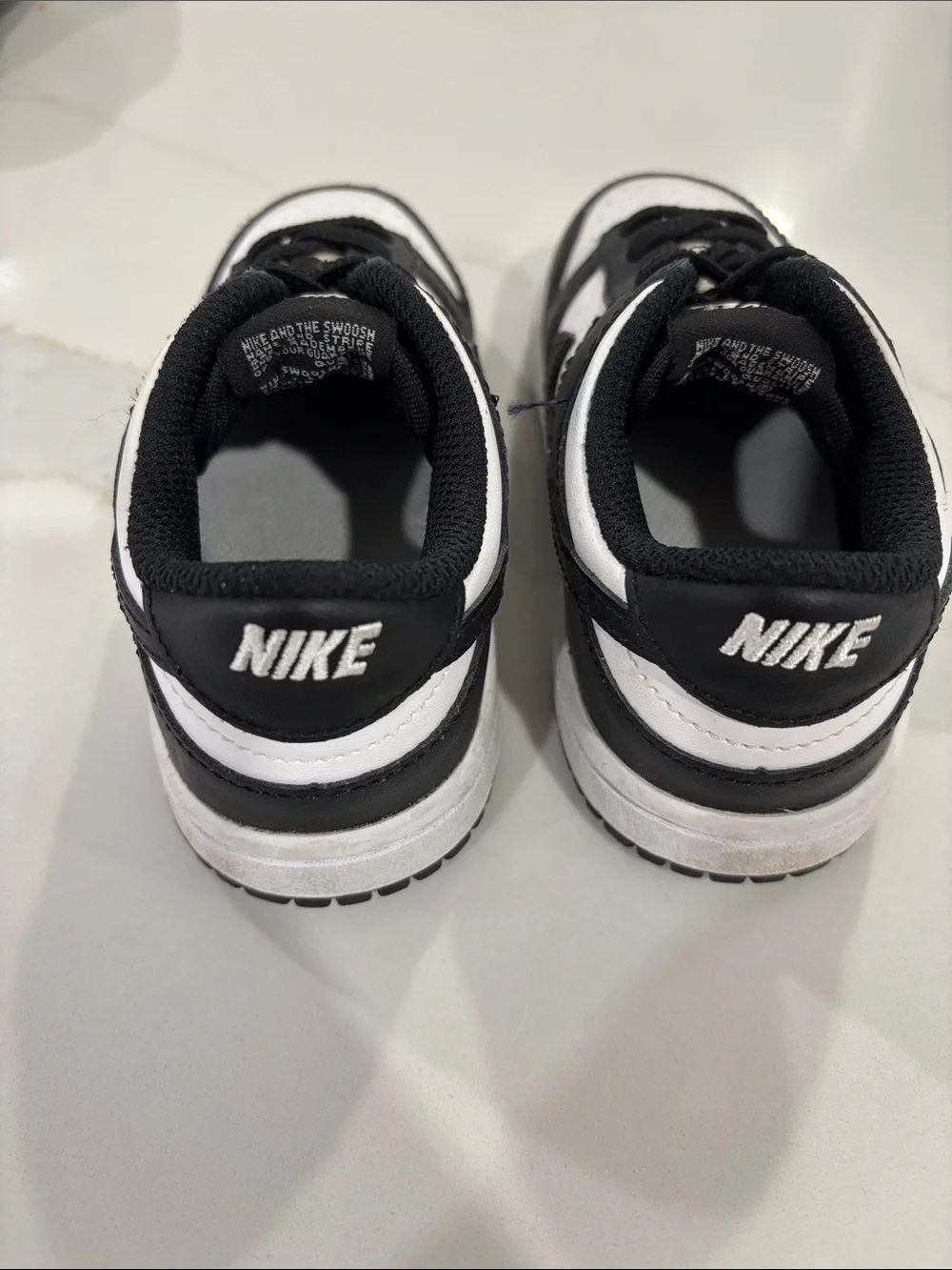 Nike pandas size