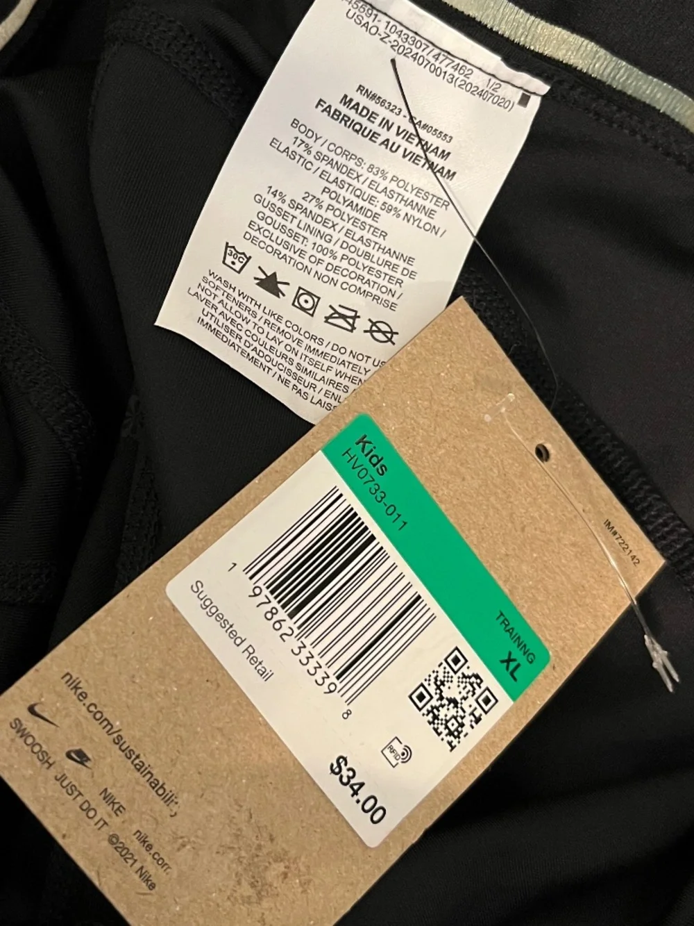 Nike pro black