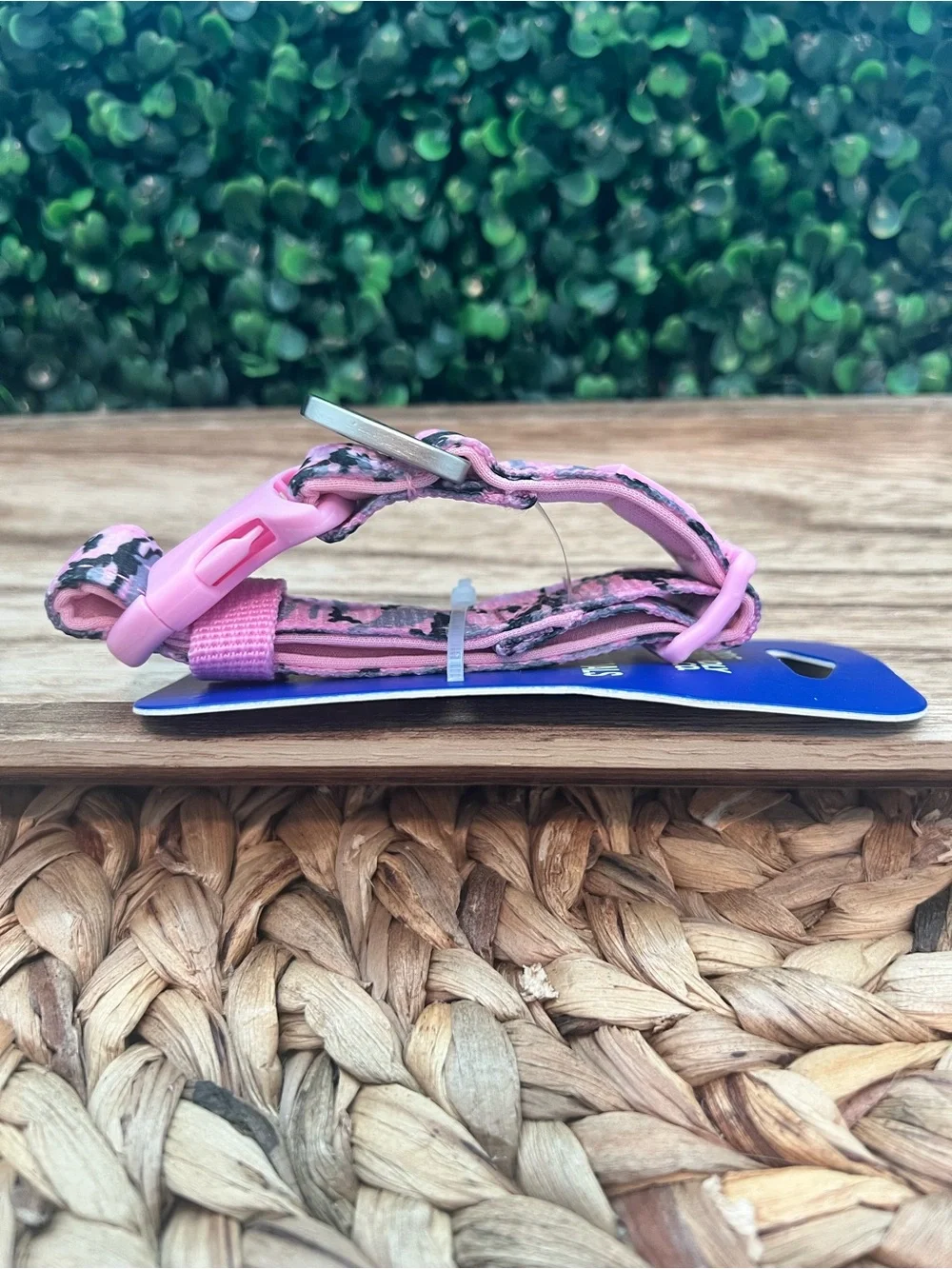 New Dog Friendly Co. Pink Camo Adjustable Dog Pet Collar | XXS-XS | Essentials