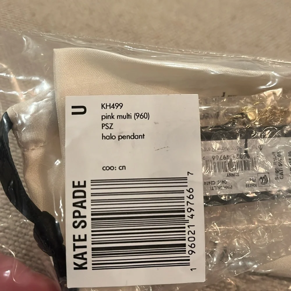 kate spade halo pendant