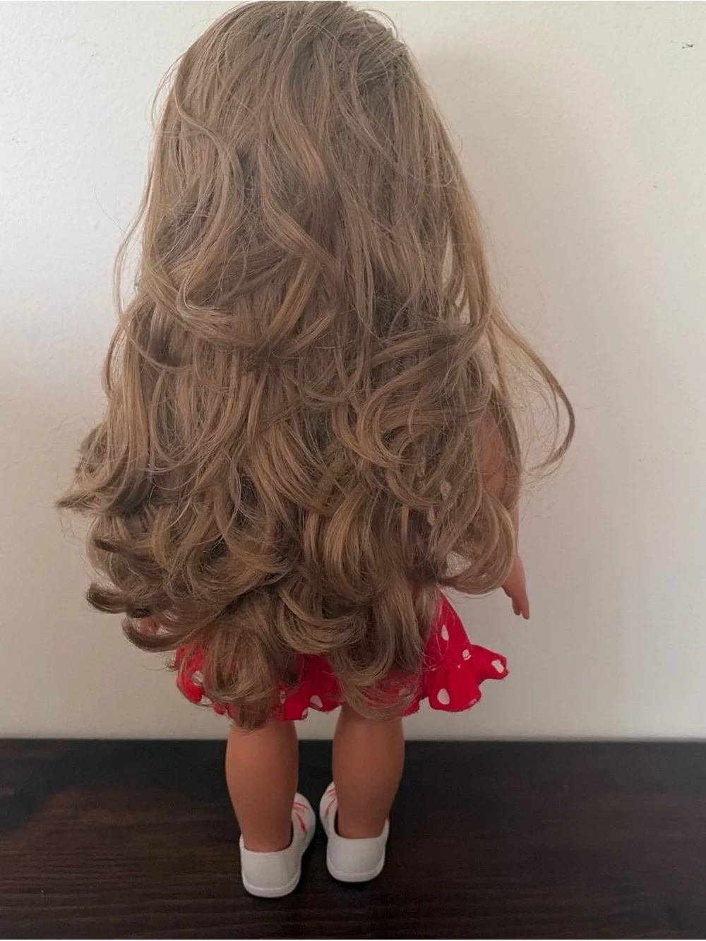 Disney ily Doll Outfit Red White Minnie Polka Dot Skirt