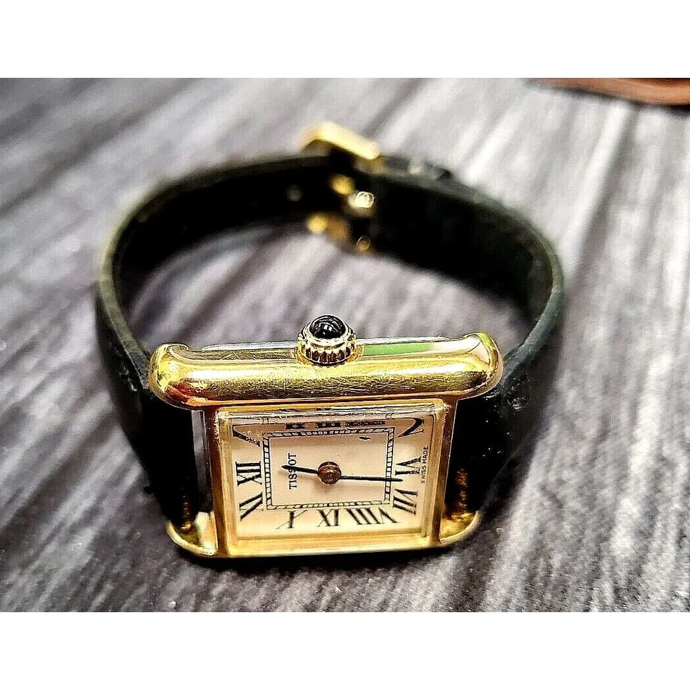 Antique 160 yr‎ old Tissot Rare Mechanical Watch Gold Helvetia Runs Great