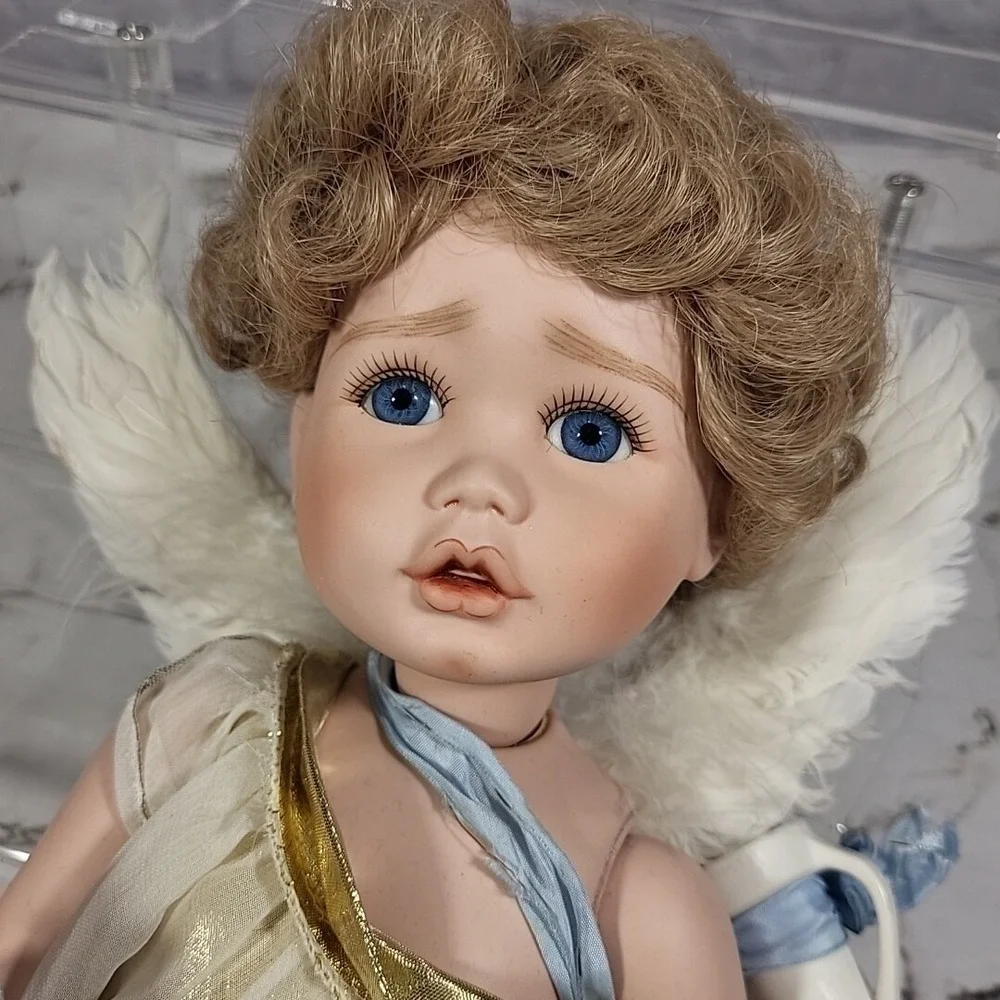 Ellenbrooke Sweet Cherub Porcelain Angel By Connie‎ Walser Derek