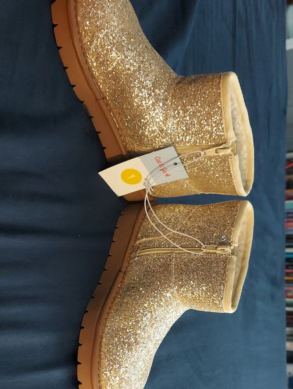 Cat & Jack sparkling gold