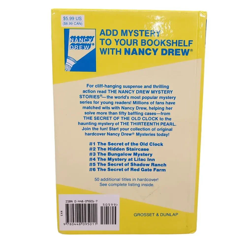 Nancy Drew The Secret of the old clock By Carolyn Keene Book 1 1987