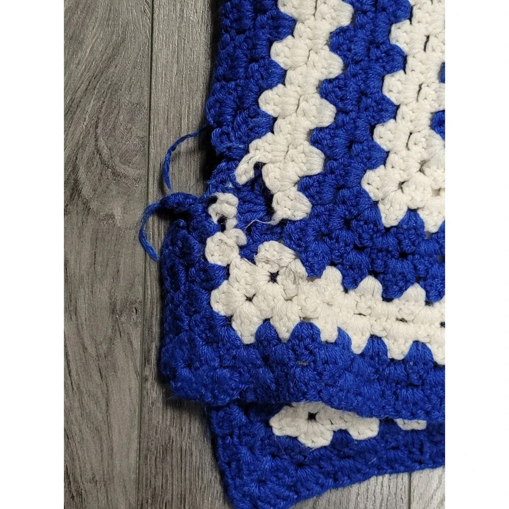 Handmade crocheted blanket
