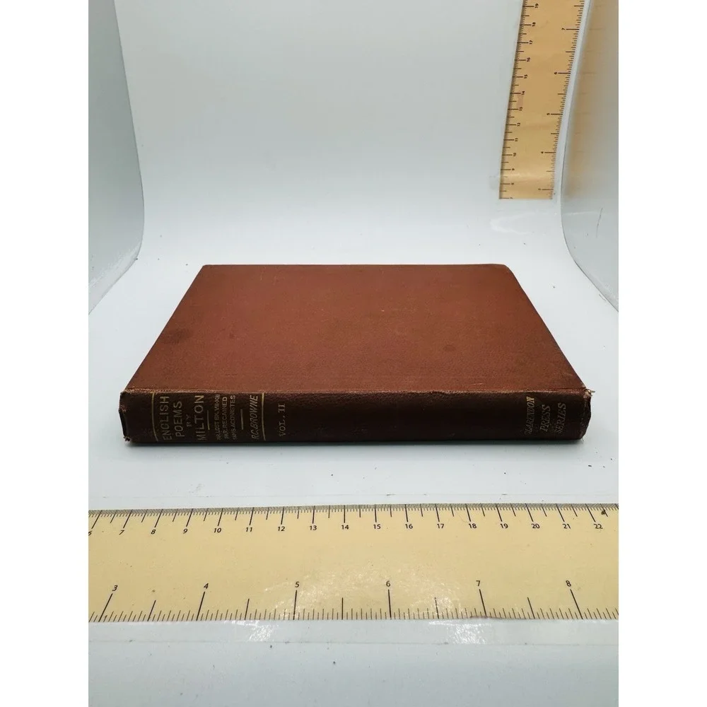 English Poems by John Milton Volume II Oxford R.C. Browne 1875