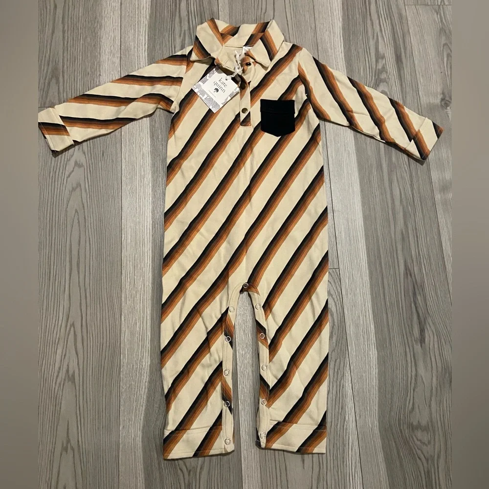 Kate Quinn Collared Jumpsuit Size 2T NWT