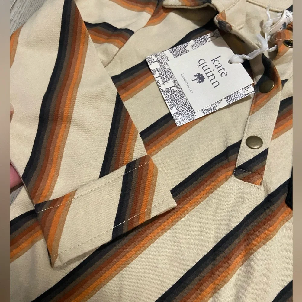 kate quinn nwt striped