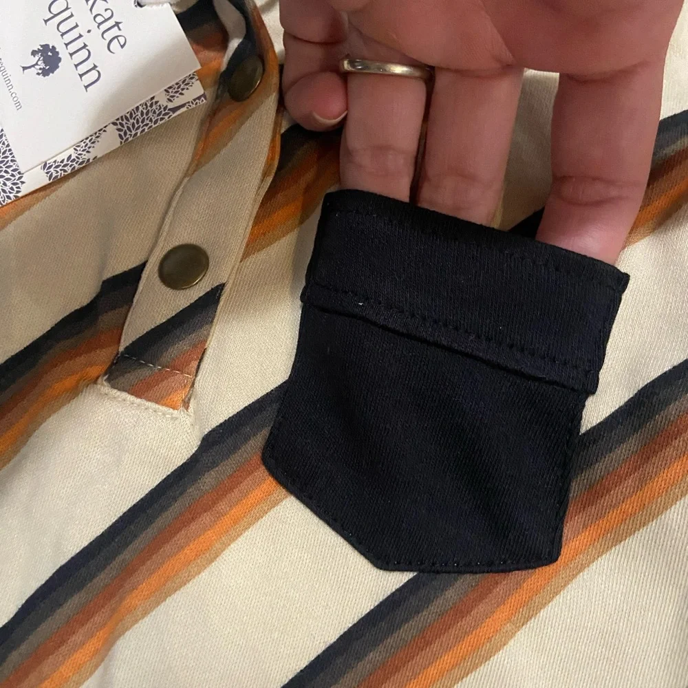kate quinn nwt striped