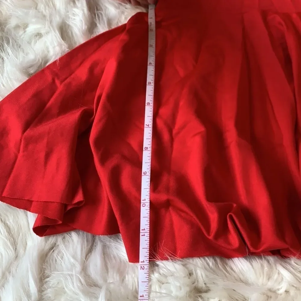 Motionwear red plunge