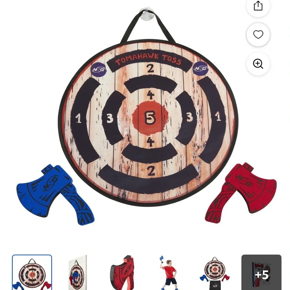 NSG axe throwing game
