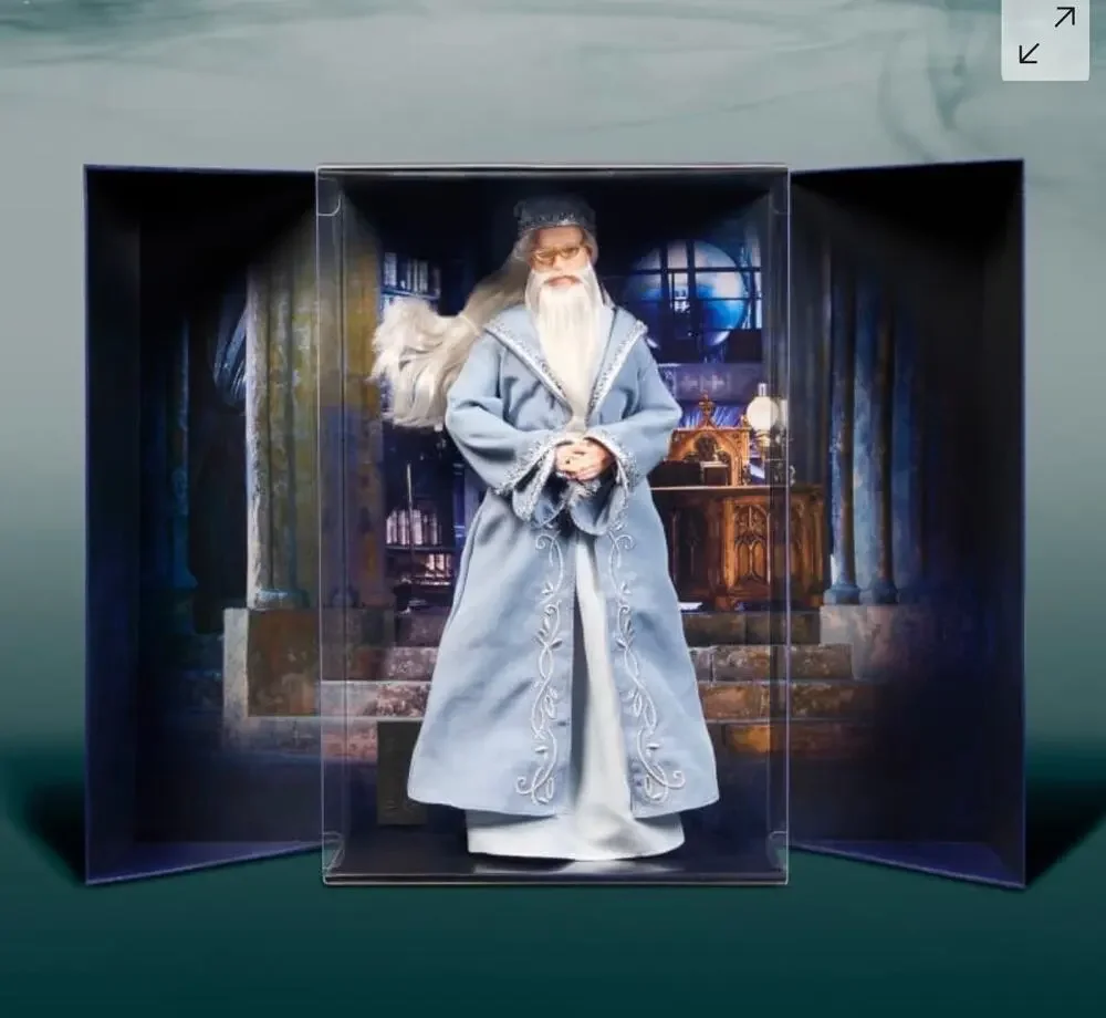 NRFB Albus Dumbledore Collector Doll HND83 Harry Potter Mattel MINT Wizard