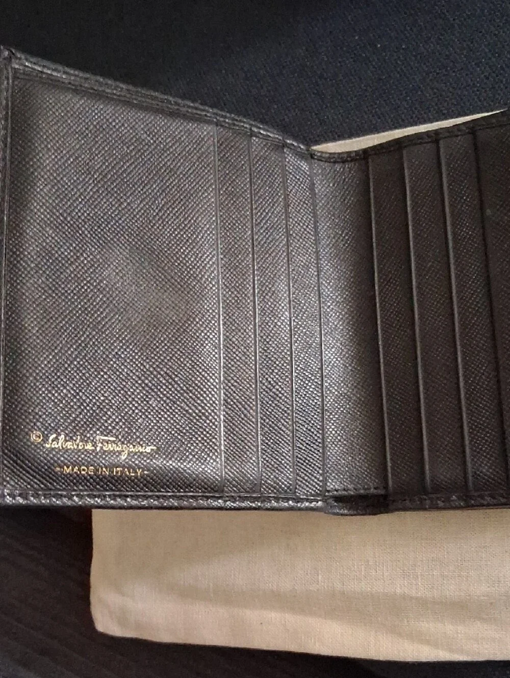 Salvatore Ferragamo structured black