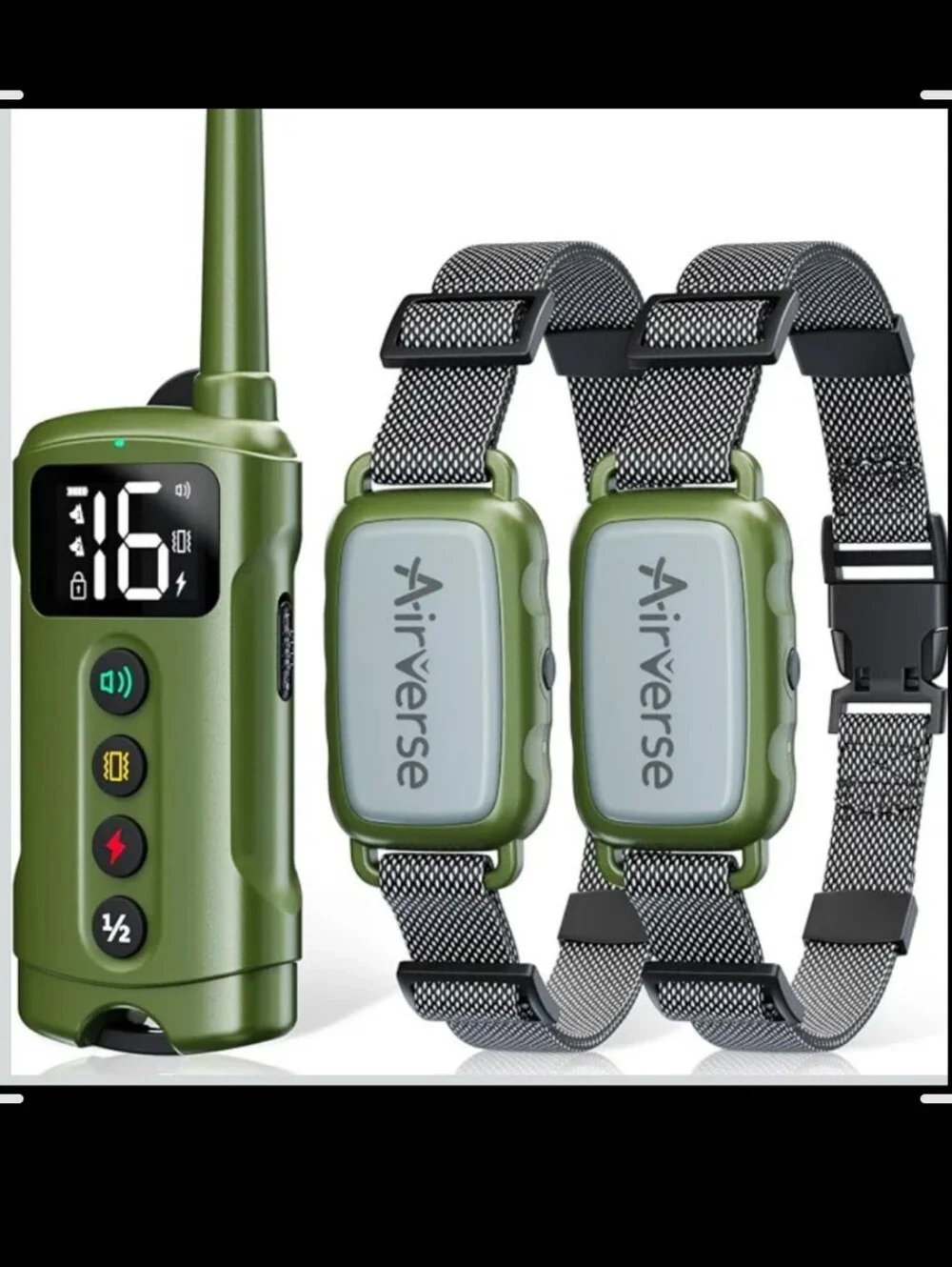 Dog Training Kit w/ 2 Waterproof Collars & Multi-level Options