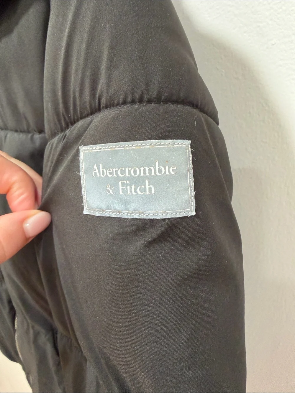 abercrombie kids piling sleeve rip