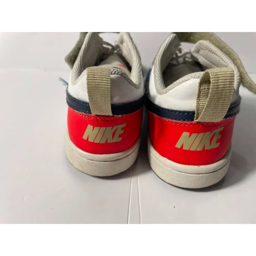 Nike white blue crimson