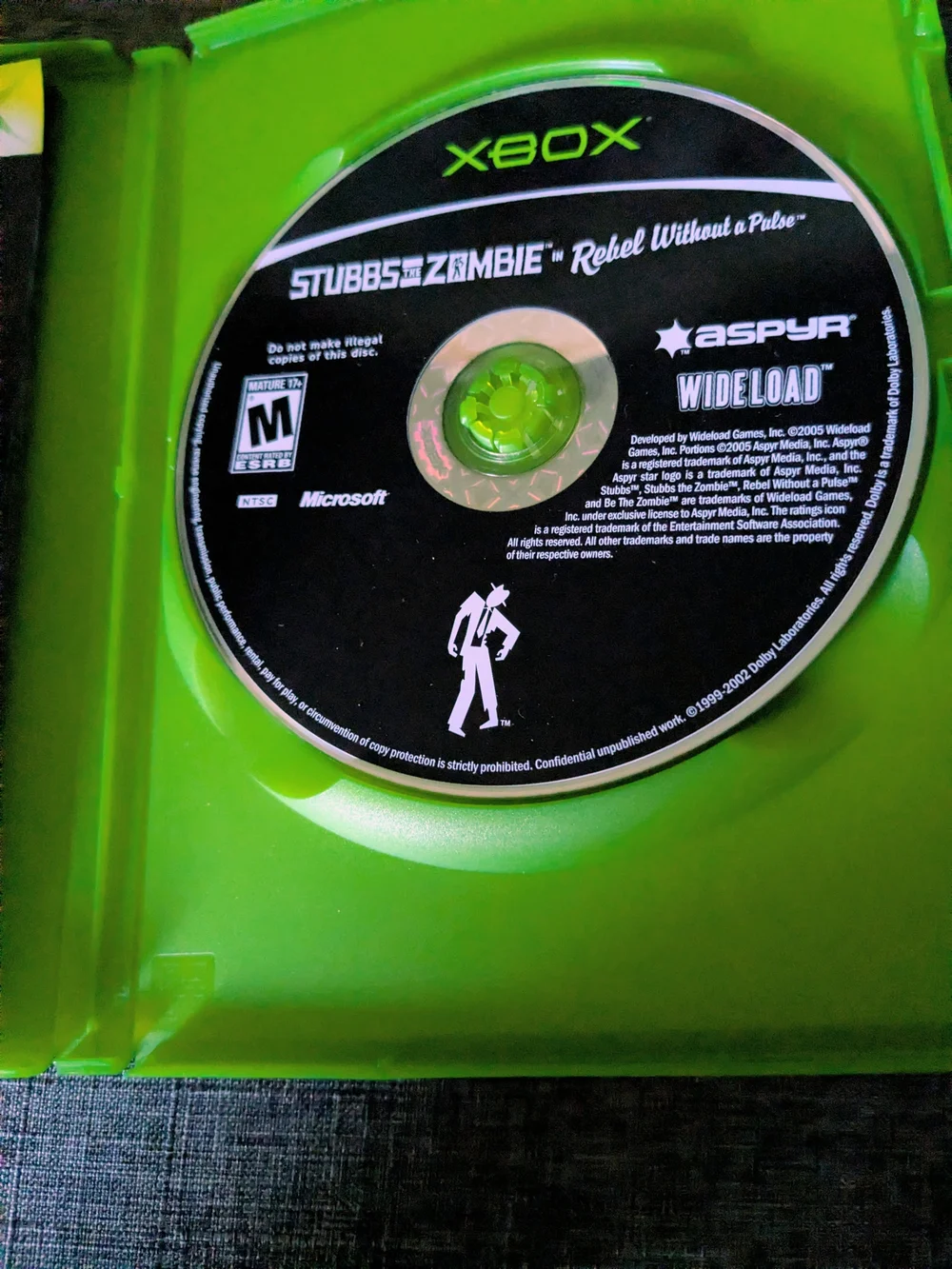 Stubbs the Zombie: Rebel Without a Pulse - Xbox Green Case