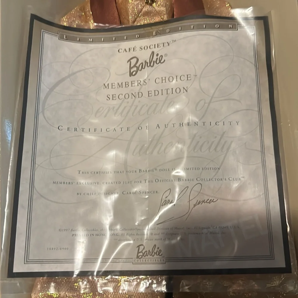 Mattel beautiful gold