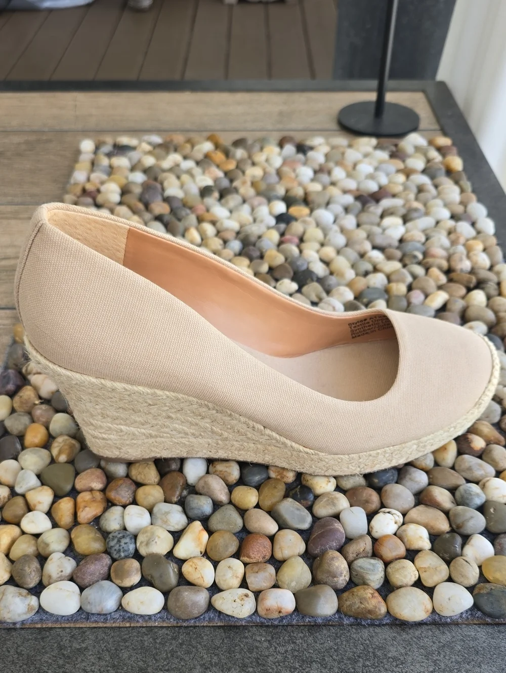 NWOT J. Crew Canvas Espadrille Wedges Size 8
